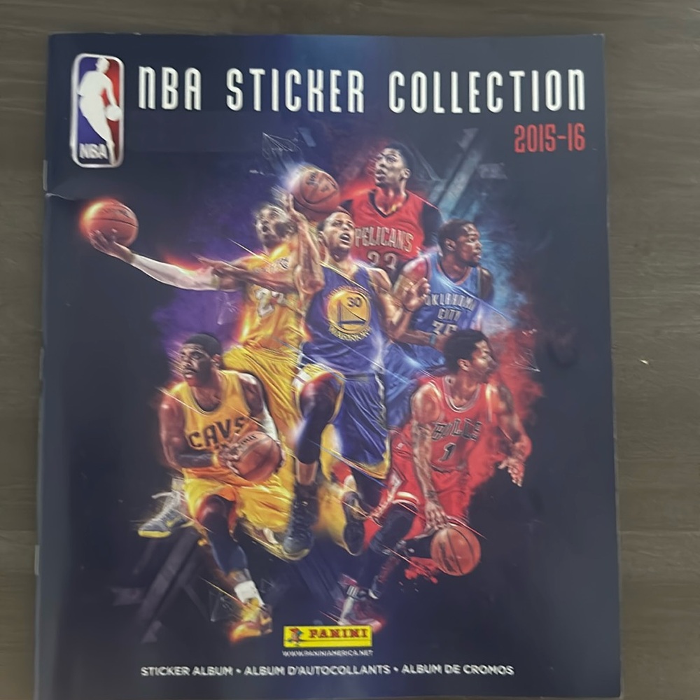 2015-2016 NBA Sticker Book Collection NEW